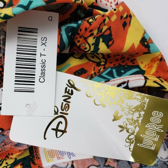 Lularoe Disney XS Classic T Mickey Mouse Orange - Picture 4 of 7